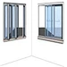 Cheap Price Aluminium Profile Glass Windows Latest Designs