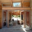 75 series frameless  exterior folding doors with hardware
