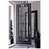 Modern Double Door Arch Top Safety Front Main Entrance Wrought Iron Door