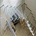 Best price indoor decorative stair design / solid wood floating stairs