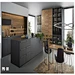 Modern home bar stone countertop marble top kitchen cabinet