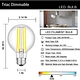 Clear Glass LED bulb