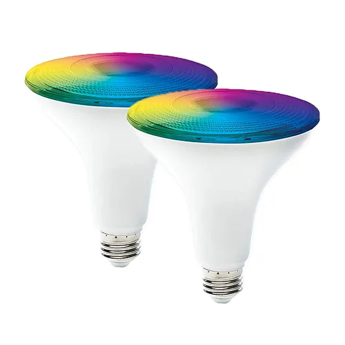 Worbest 13W 120V 80CRI White Smart LED Bulb RGBCW 100%-10% Triac Dimming APP and Voice Control Work with Alexa and Google Home PAR20 E26 LED Bulb Install in Damp Location