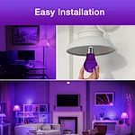 purple led bulb
