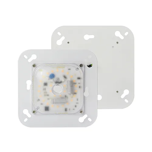 White Square LED Light Engine Install in Damp Location Square LED Light Module