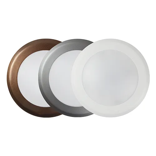 Worbest 6inch White/Silver/Brown Ultra-Thin Round LED Disk Light ETL led flush mount,round led ceiling light