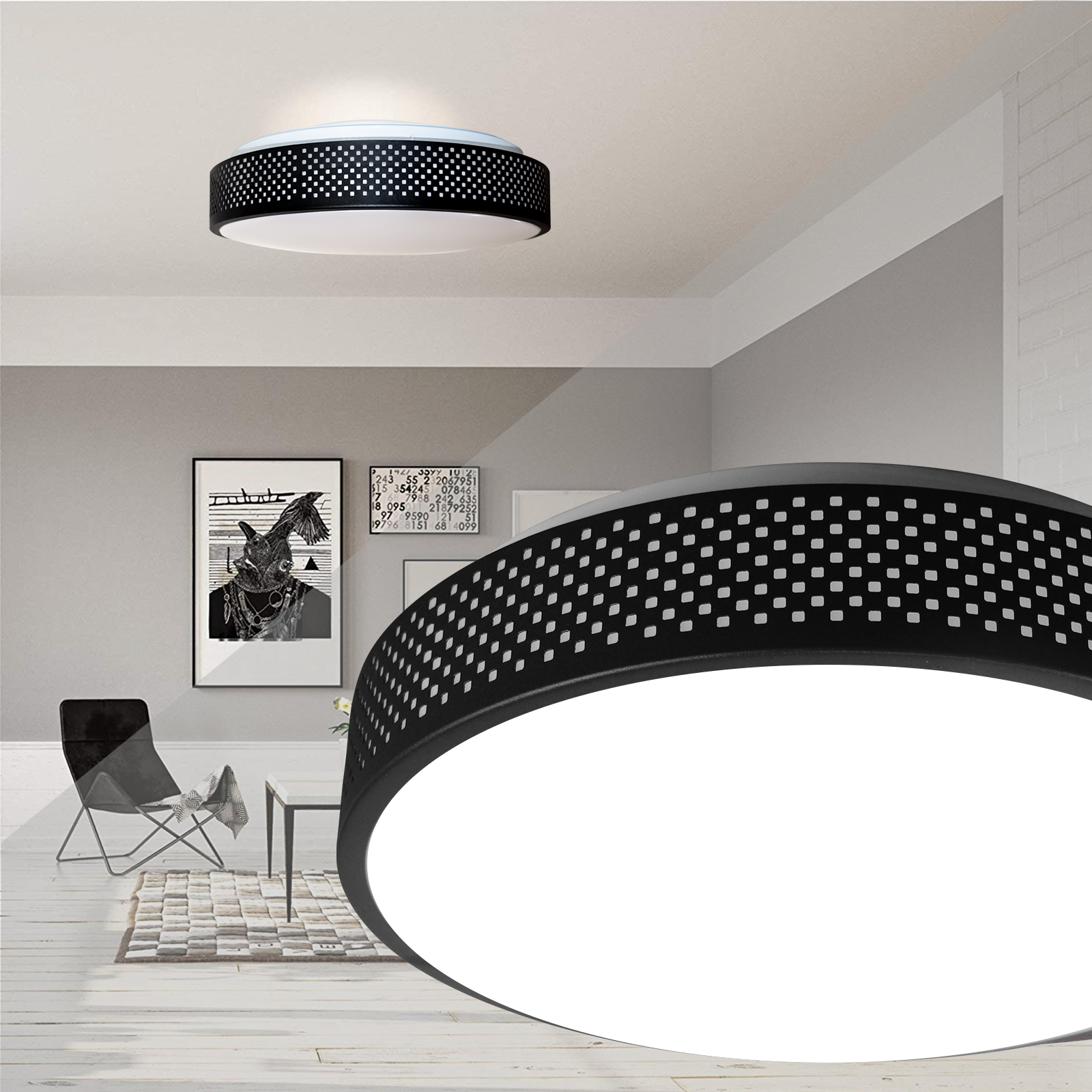 flush mount led ceiling light
