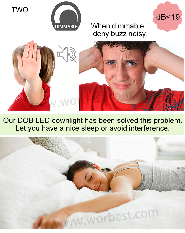 Driverless DOB Design 4inch 13w 4000k Dimmable Led Downlight Housing UL ES JA8 5years