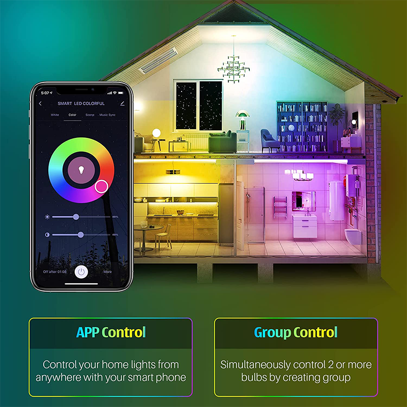 colorful bulb