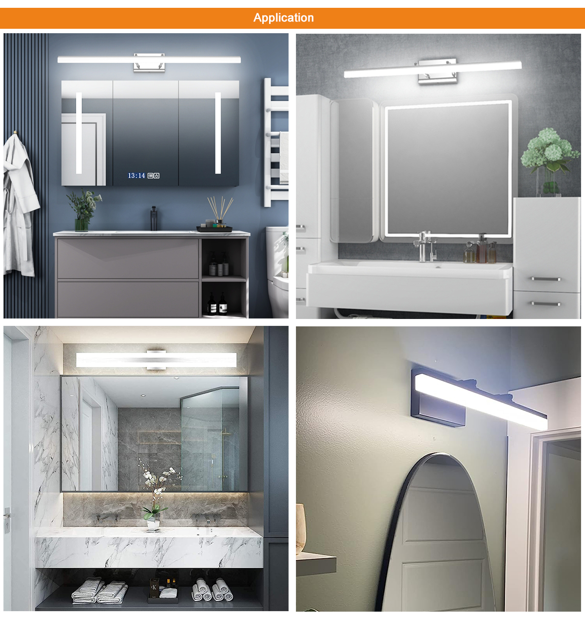 application of the led vanity light