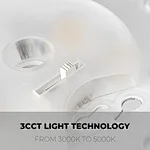 bathroom led flush mount