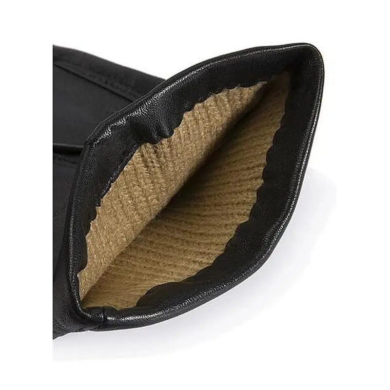 Fashion Gloves with 3 Points Hairsheep Leather Gloves