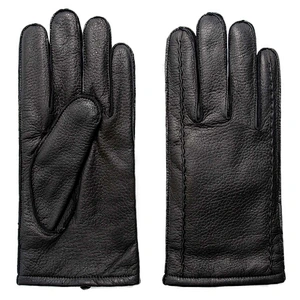 Ladies' Custom Made Luxury Real Rabbit Fur Cuff Leather Gloves for Winter