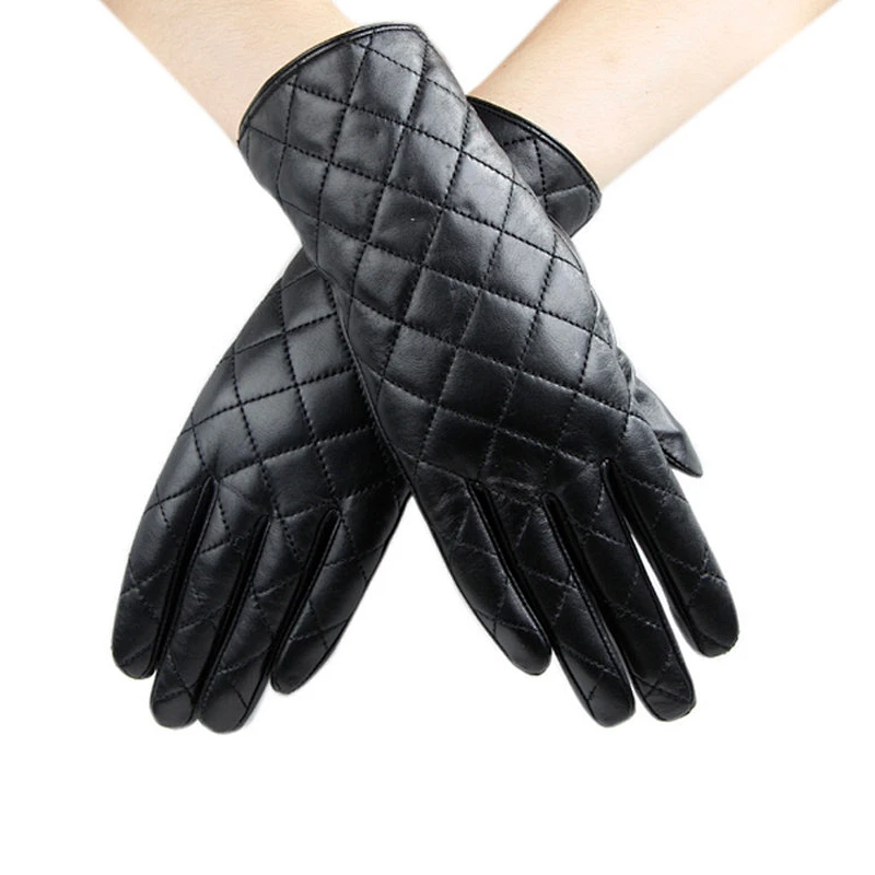Classic Super Warm Check Pattern Women Winter Gloves with Thinsulate Lining