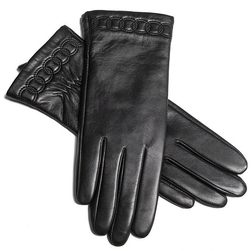 Wine Ladies Sheep Leather   Gloves  For Daily Life