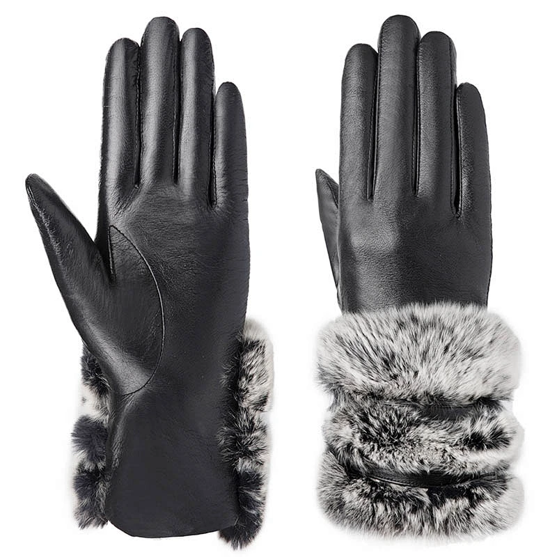Wine Ladies Sheep Leather   Gloves  For Daily Life HL0231