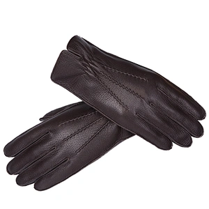 Custom Fashion Luxury China Manufacturer Wholesale Men Cheap Winter Warm Real Genuine Deerskin Car Driving Leather Palm Gloves