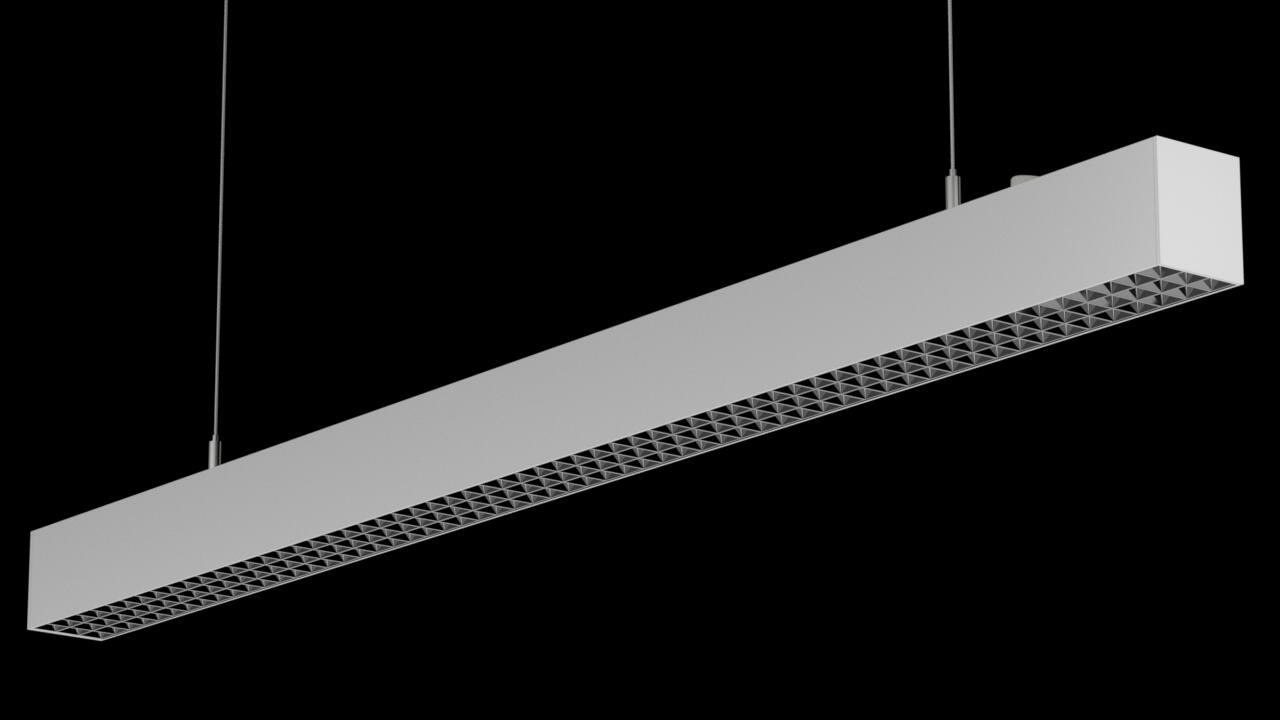 4800lm Office linear light with louver design