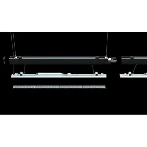 4800lm Office linear light with louver design