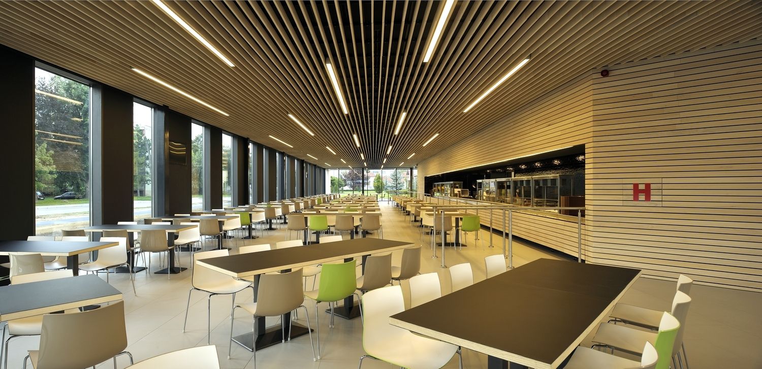 Supermarket using linear light