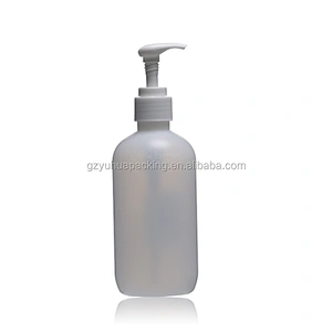 300ml Recycling Empty Plastic PE Bottle Packaging Lotion Pump Shampoo Bottle