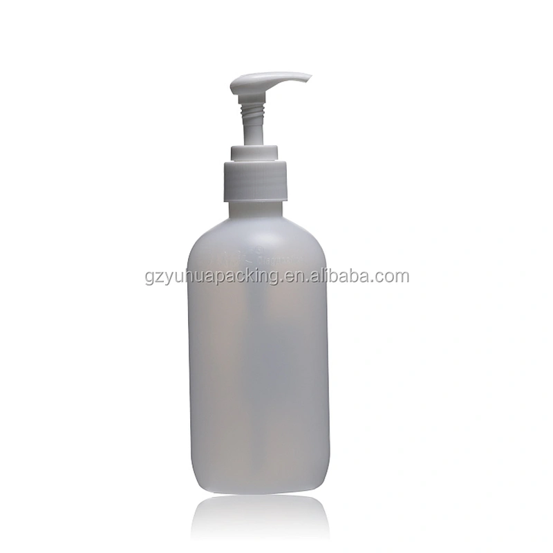 300ml Recycling Empty Plastic PE Bottle Packaging Lotion Pump Shampoo Bottle