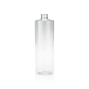 High-quality transparent 500ml Empty Plastic spray bottle  sanitizer bottle with flip top cap