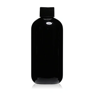 250ml Recycling Empty Black Plastic PET Lotion Pump Shampoo Bottle 8 oz Plastic Bottle With Pump