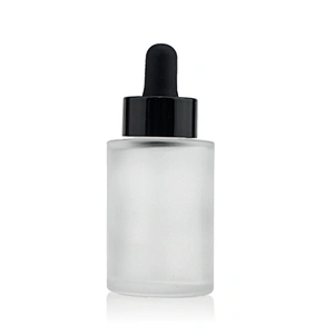 30ml foundation glass bottle cosmetic packaging serum dropper Frosted bottle for lotion liquid