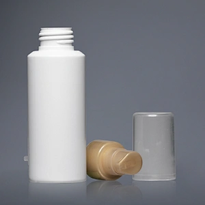 100ml Recycling White Empty Plastic PE Bottle Packing