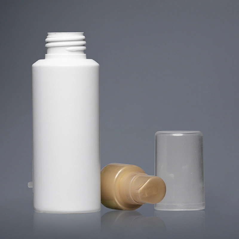 100ml Recycling White Empty Plastic PE Bottle Packing