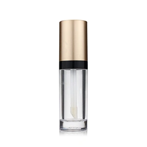 10ml Eco Friendly Custom Lipgloss Cosmetic Packaging Rose Gold Lip Gloss Tube Containers