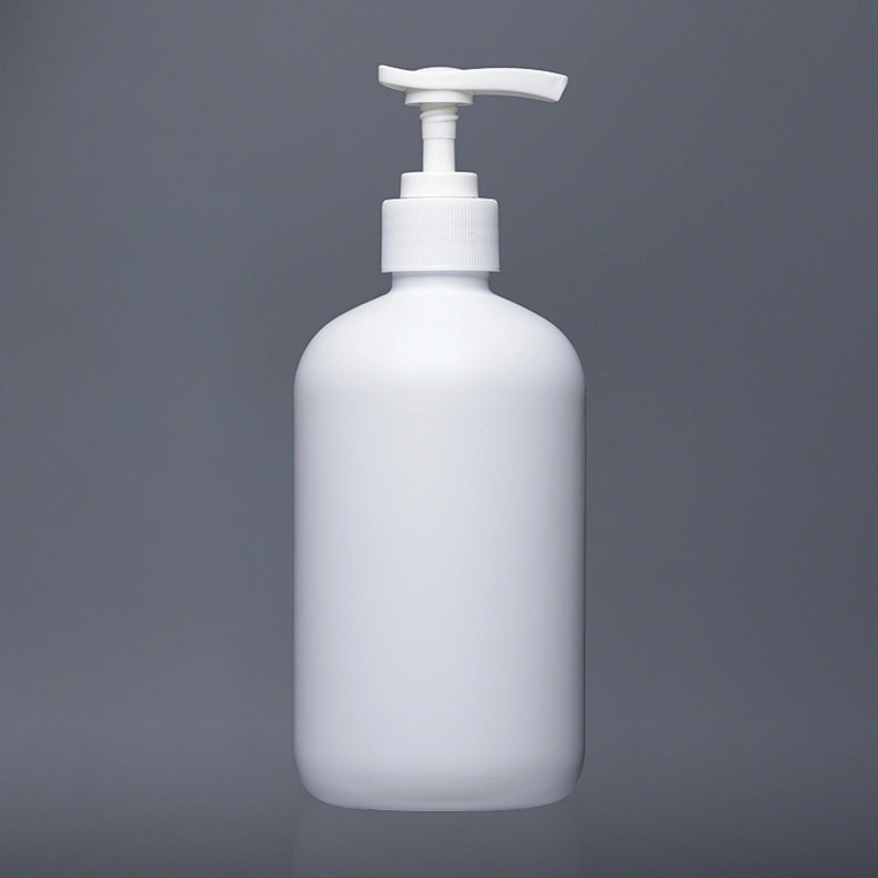 500ml Recycling White Empty Plastic PE Lotion Pink Personalized Shampoo Bottles Packing Travel Pack Shampoo