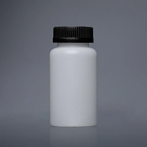150ml 5oz Empty White Plastic PE Pill Bottle with Screw Cap