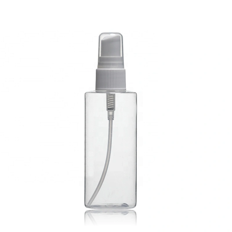 100ml empty pet plastic bottle with pump dispenser for wash free hand sanitizer and alcohol liquid soap body wash