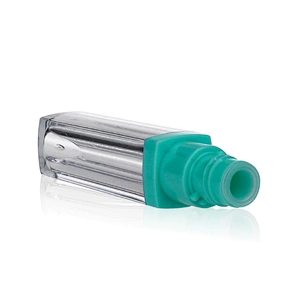 Luxurious AS Lip Gloss Tube Skincare Packaging Cosmetic Container with Wands And Preferable Square Shape Plastic Lip Gloss Pack