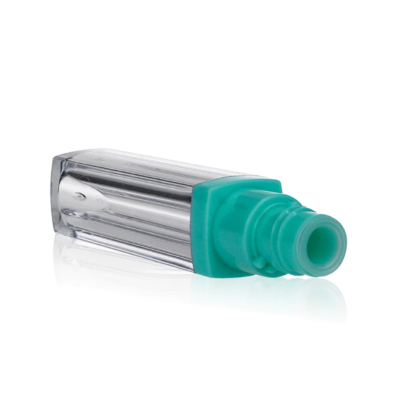Luxurious AS Lip Gloss Tube Skincare Packaging Cosmetic Container with Wands And Preferable Square Shape Plastic Lip Gloss Pack