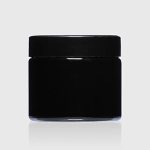 Luxury Mini Plastic Black Cosmetic Packaging Eye Cream Jar with Lid Empty Plastic Jar Skin Care Cream Jars
