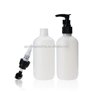 300ml Recycling Empty Plastic PE Bottle Packaging Lotion Pump Shampoo Bottle