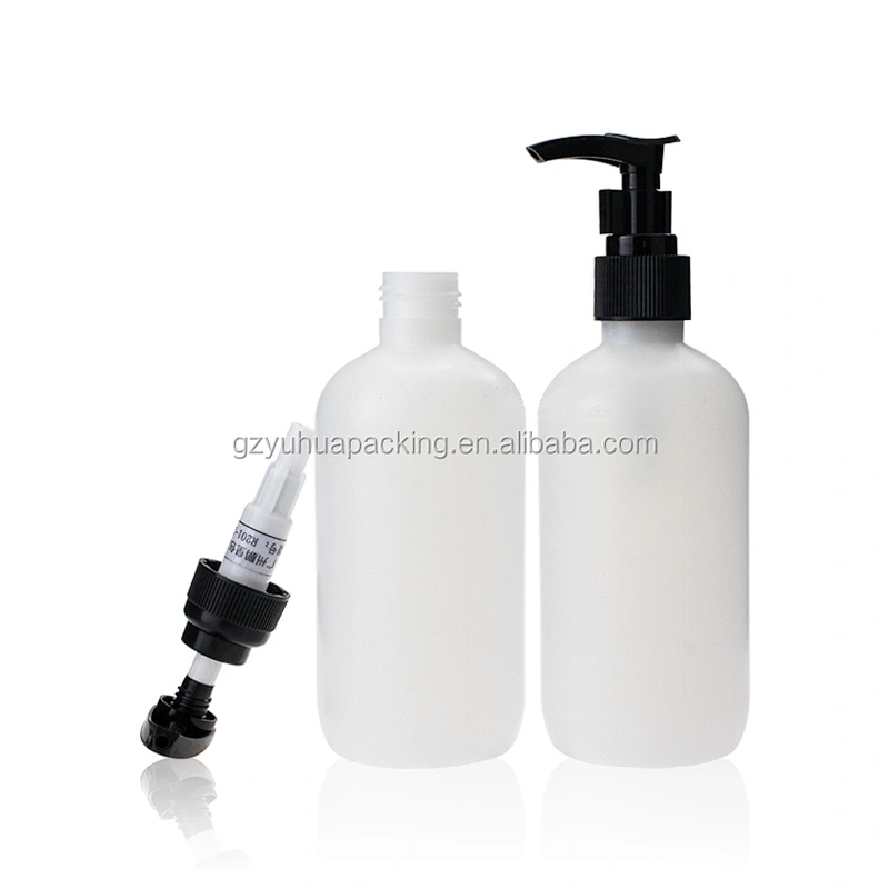 300ml Recycling Empty Plastic PE Bottle Packaging Lotion Pump Shampoo Bottle