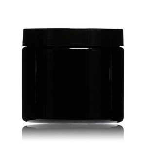 500ml Recycling Plastic PET Black Empty Packaging Jar Containers