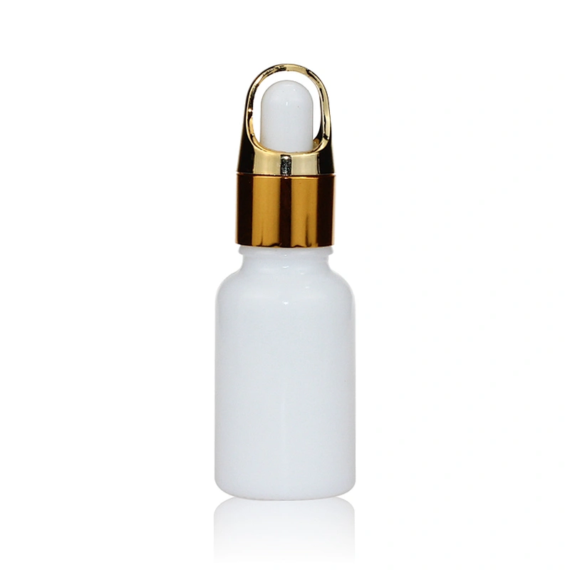 15ml Empty Mini  white porcelain dropper bottle  for essential Oil  Cosmetic Containers Vial  Glas