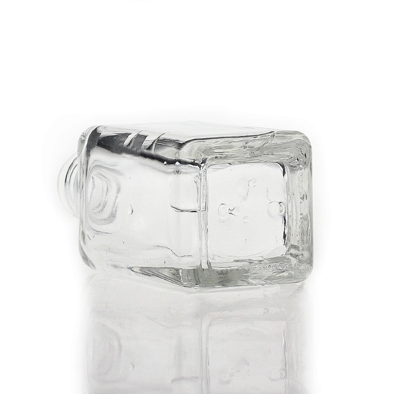 New Design Clear Cosmetic Packaging Serum Dropper Bottle  35ml Luxury Glass Bottle With Dropper