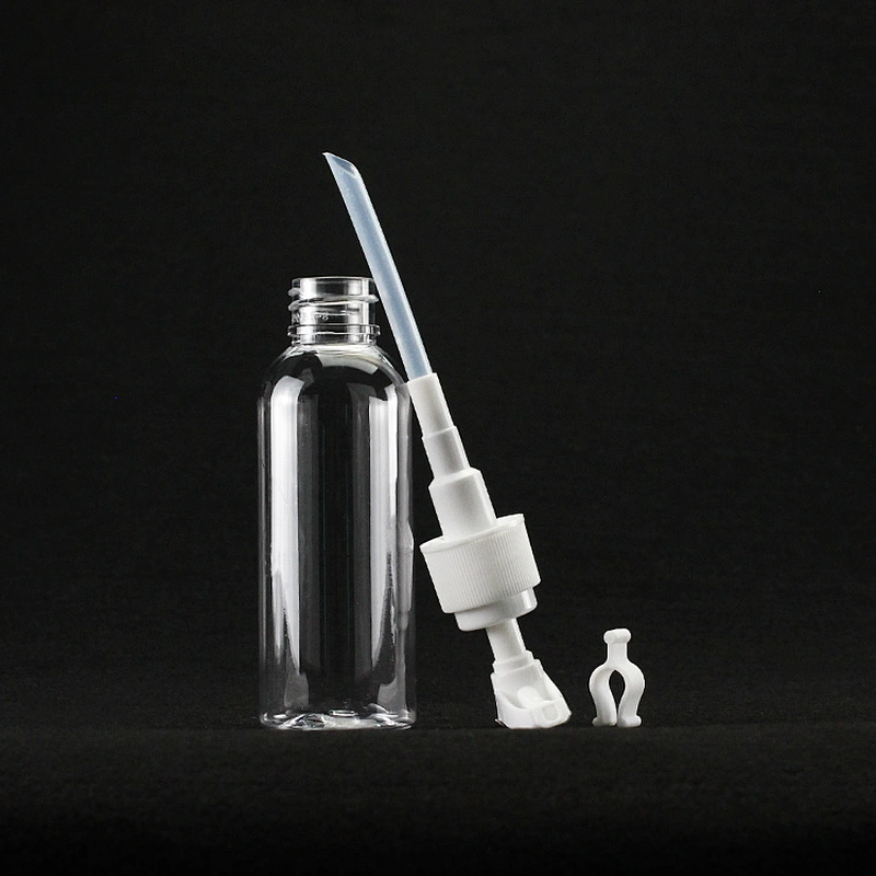 60ml empty plastic bottles for liquid on sale pump sanitizer pet plastic squeeze bottles clear hand spray bottle