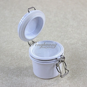 Hot Style Glasslike Wire Bail Jar 80ml Plastic  Food Grade PET Plastic Cookie Jars Wholesale from China