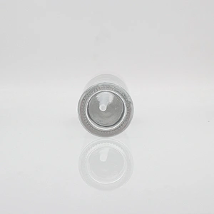 Foundation glass bottle 30ml clear squeeze lotion bottle with rose gold pump makeup boxes wholesale