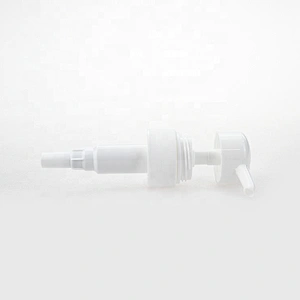 33/410 White Color Cosmetic Bottle Usage Plastic Lotion Dispenser Pump
