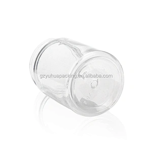 60ml 2oz PET transparent packaging cosmetic and food jar with screw lid