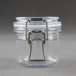 Pyramid150ml  13oz airtight wire bail jar for skin care cream
