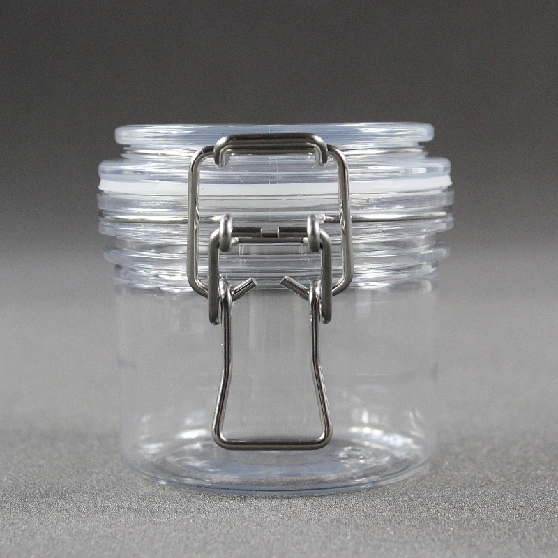 Pyramid150ml  13oz airtight wire bail jar for skin care cream